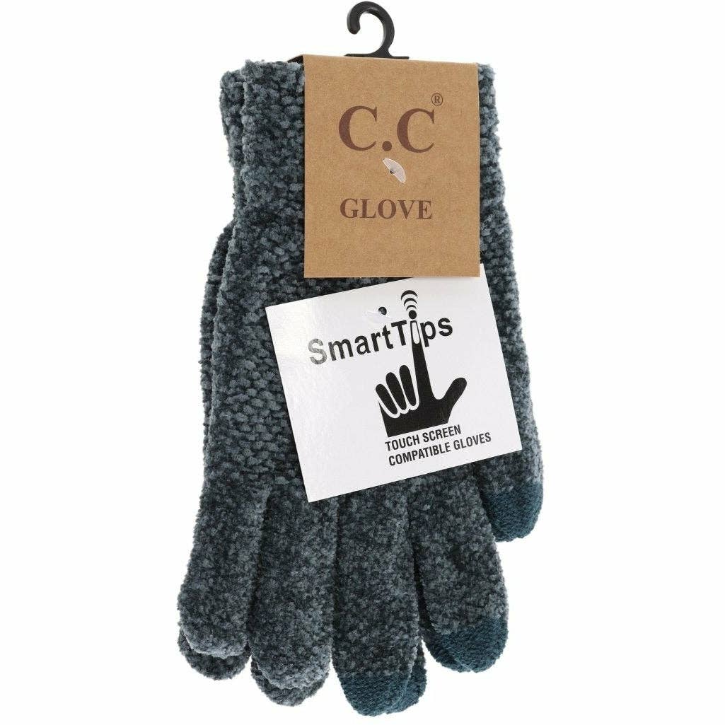 CC Beanie Eco-Friendly Chenille Women's Gloves