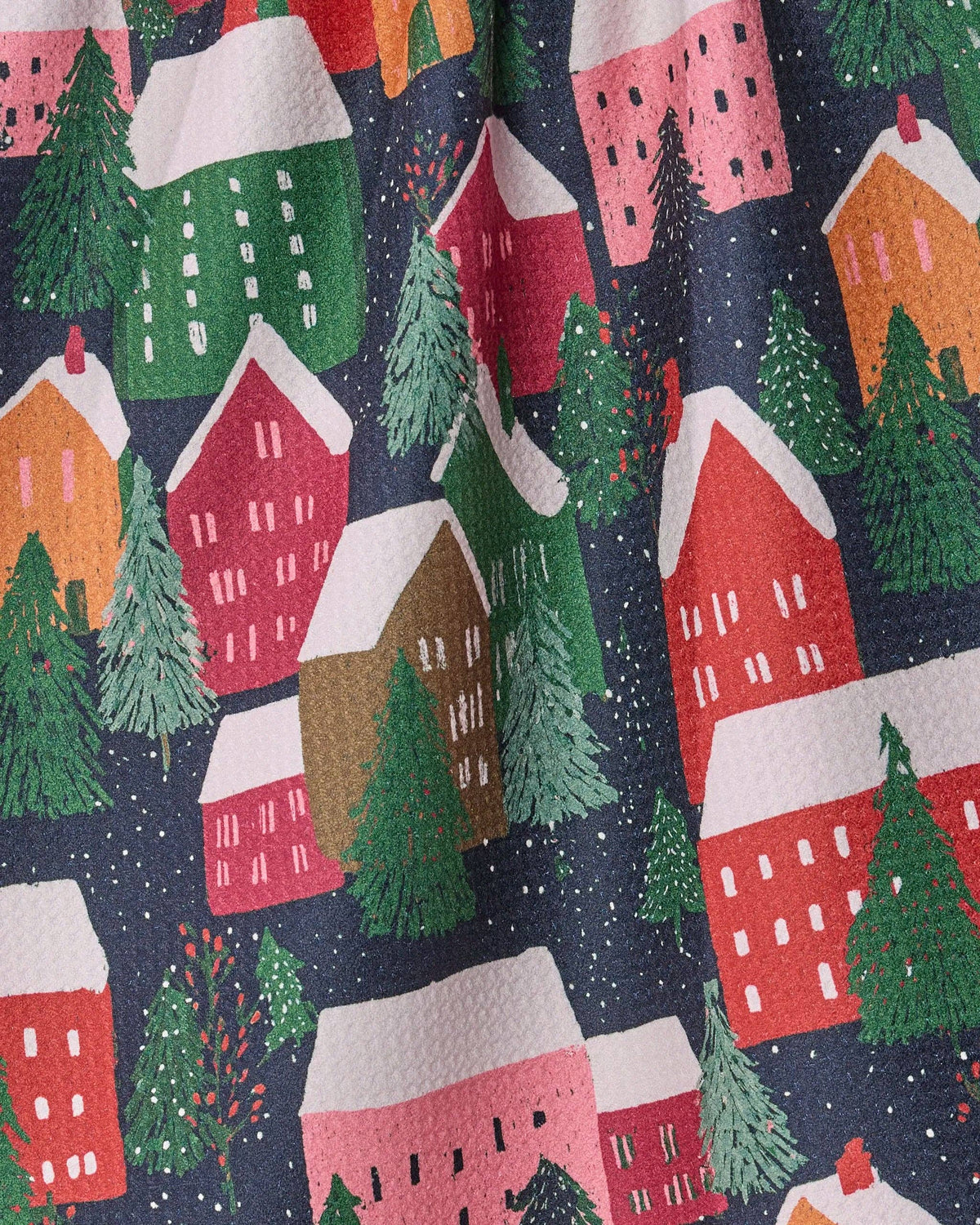 Alpine Village Tea Towel - Holiday 2026