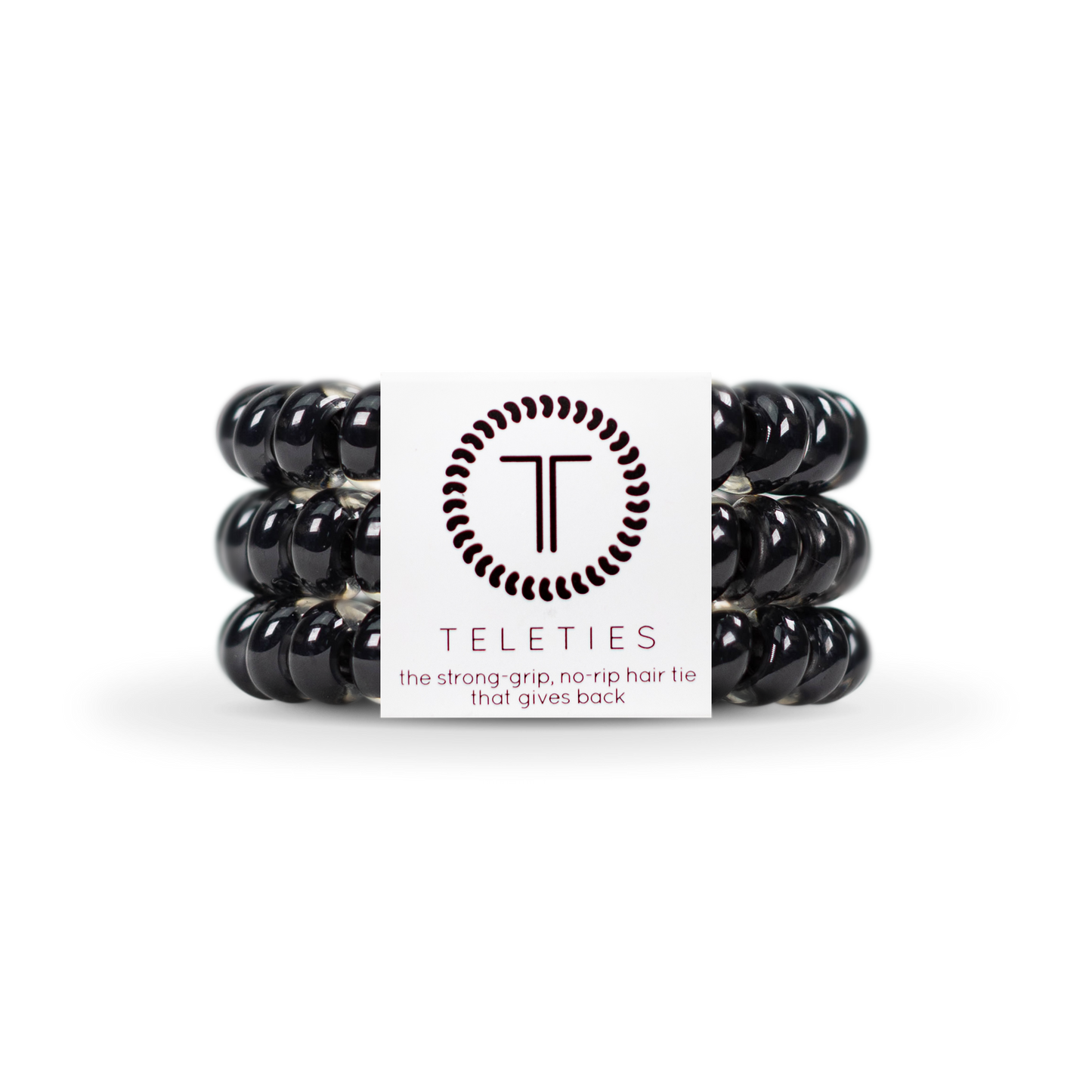 Spiral Hair Coils | Large | Jet Black Hair Ties