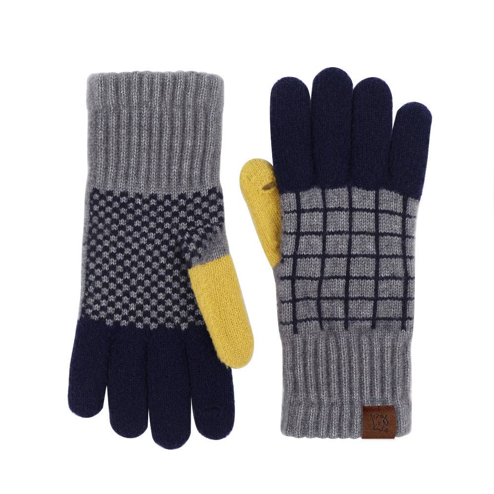 Jacquard Touch Screen Thicken Gloves