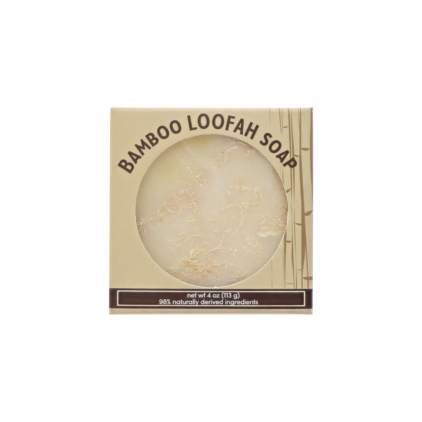 Loofah Bar Soap - Bamboo | Exfoliating Spa | 100% Natural