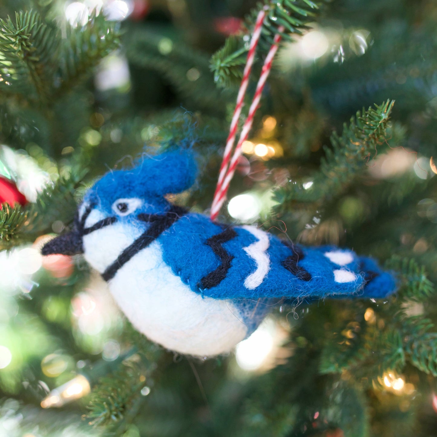 Felt Bird Christmas Ornament