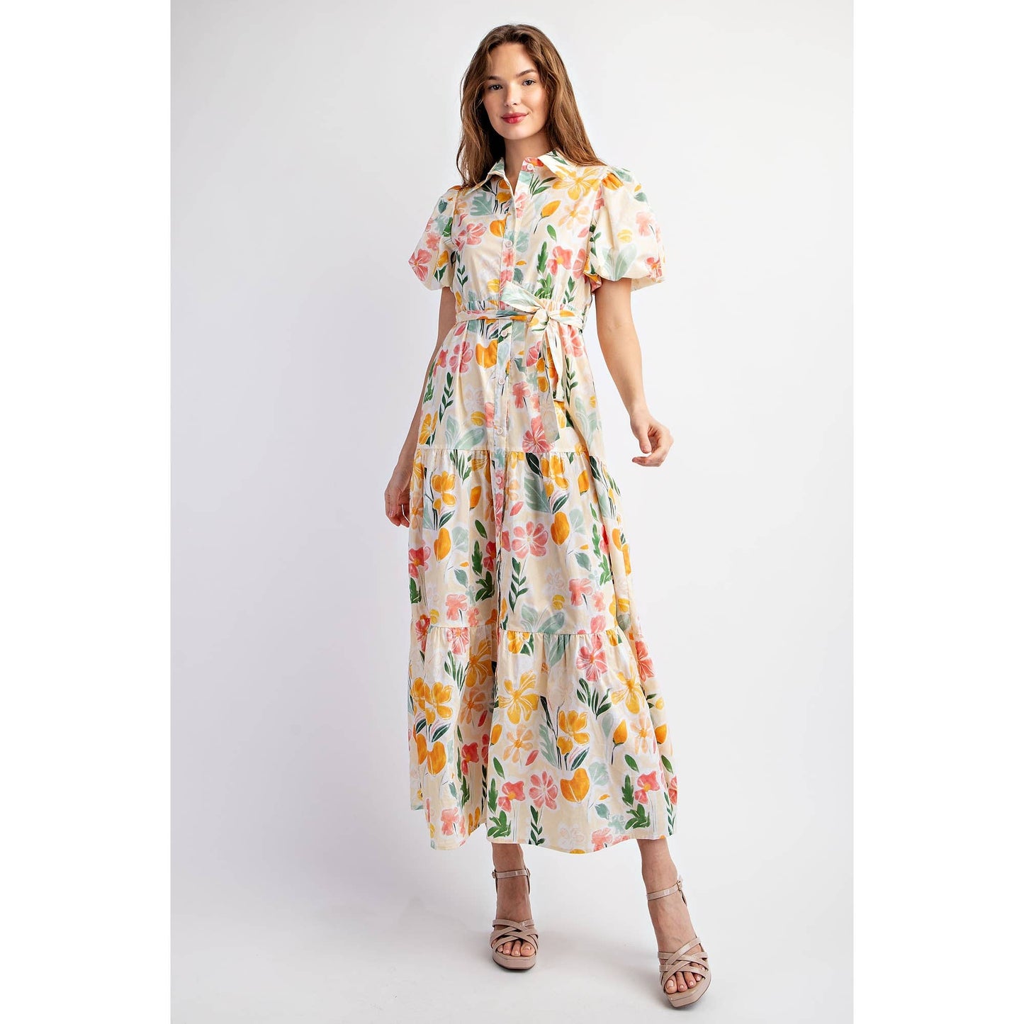 Cotton Floral Maxi