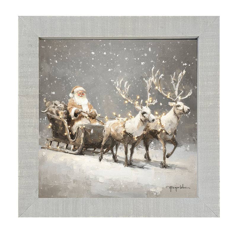 Christmas Lights on Sleigh