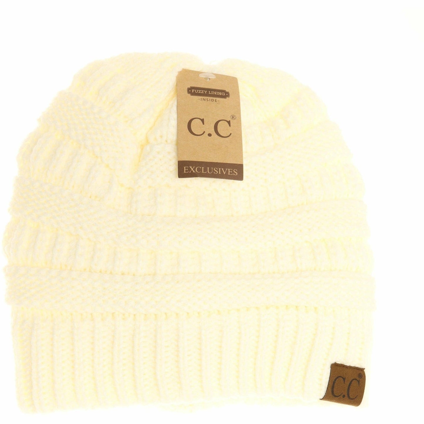 Classic Fuzzy Lined CC Beanie HAT25