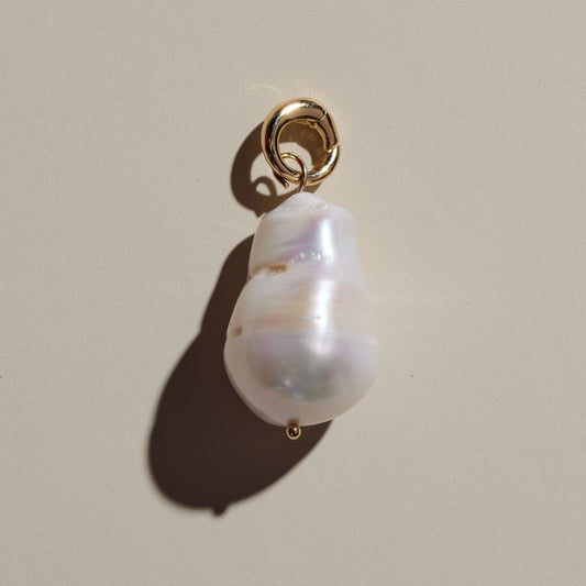 Baroque Oversized Pearl Charm