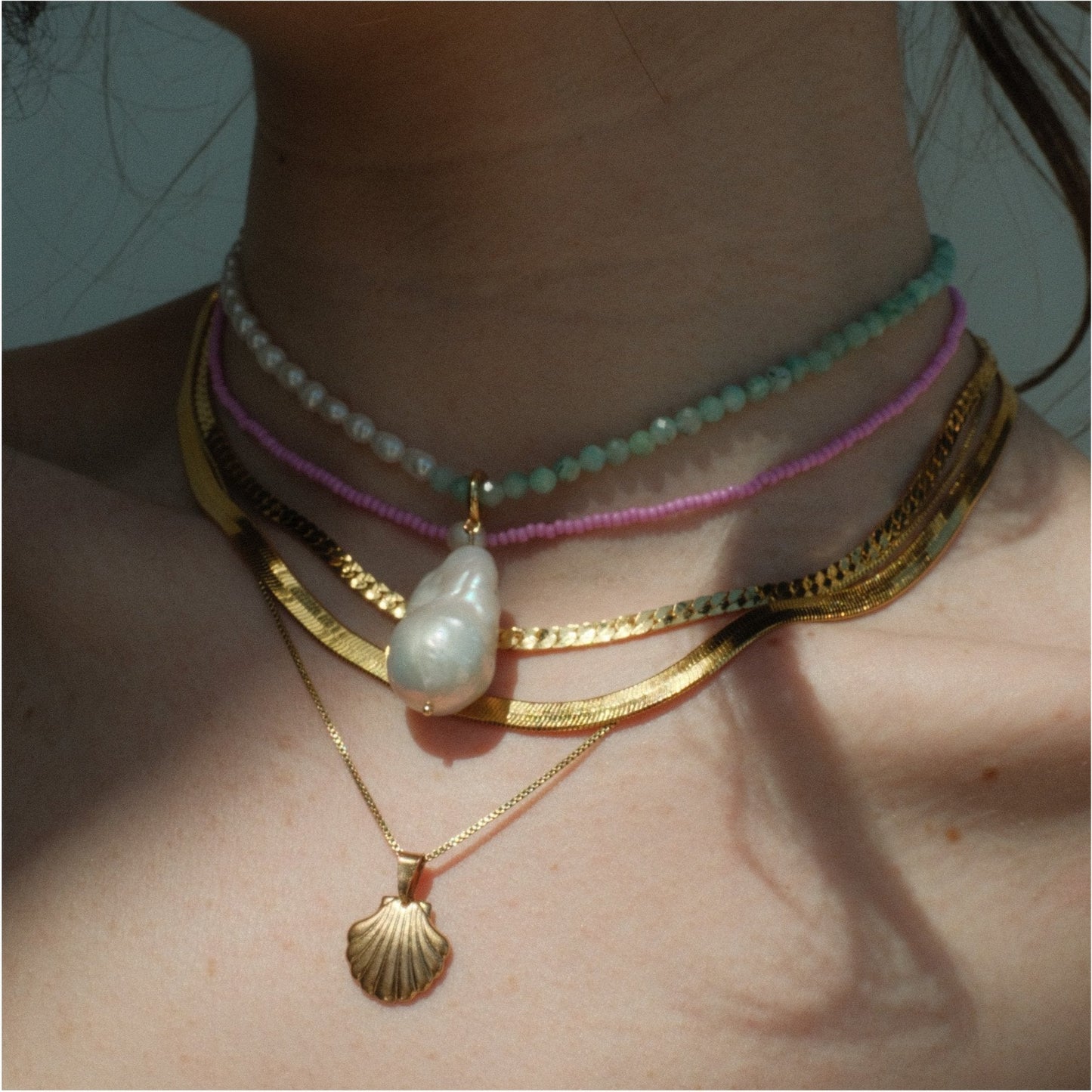 Baroque Oversized Pearl Charm
