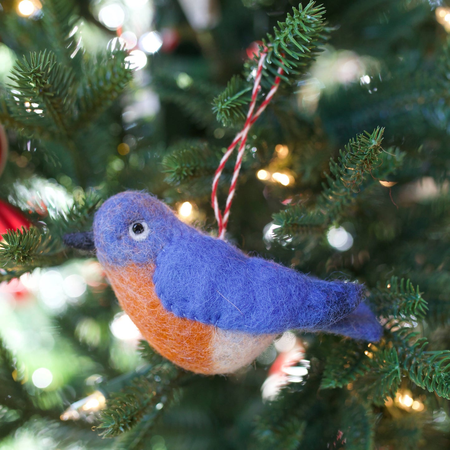 Felt Bird Christmas Ornament