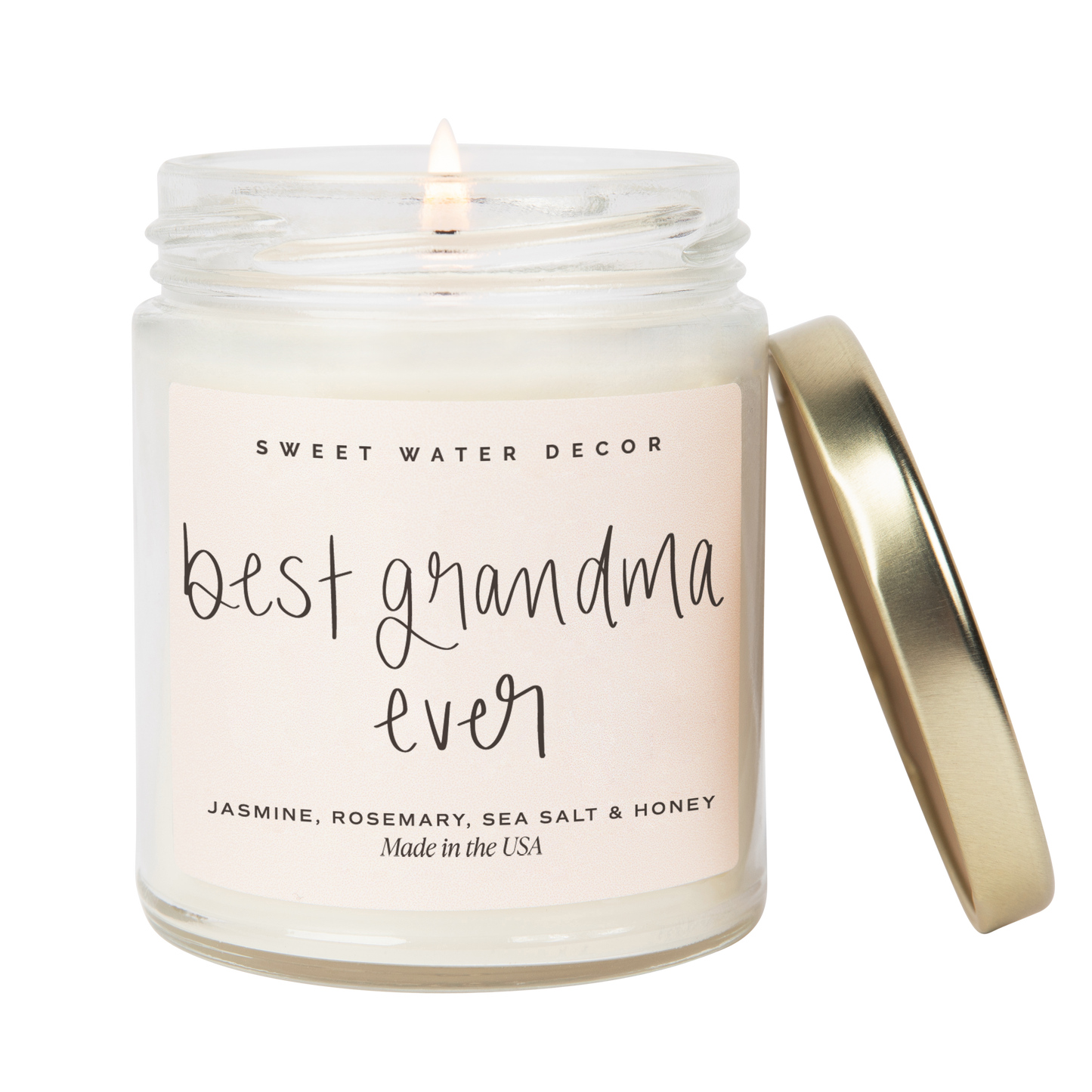 Best Grandma Ever 9 oz Soy Candle - Home Decor & Gifts