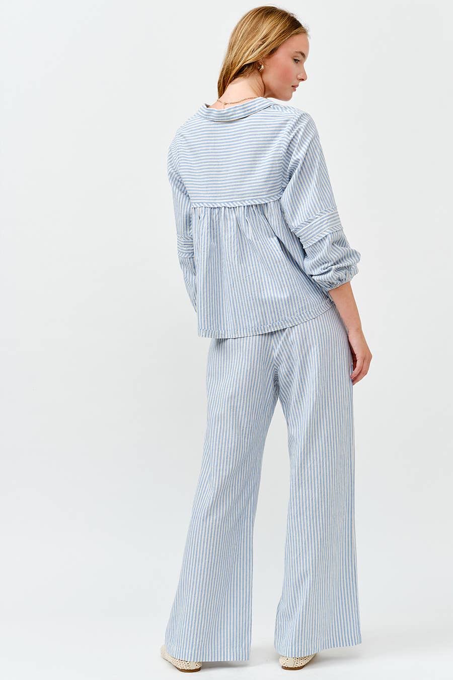 Striped Wide Pants
