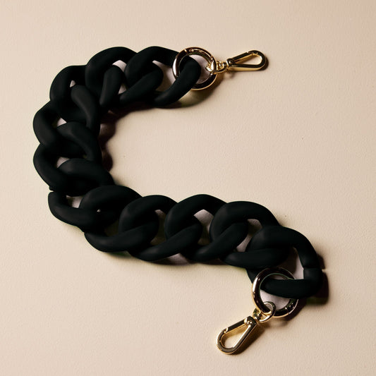 Black Acrylic Handbag Chain