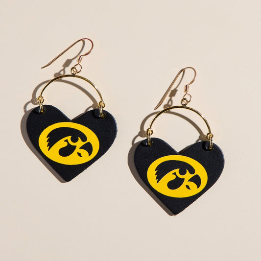 Black University of Iowa Hawkeye Lover