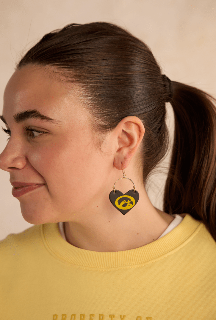 Black University of Iowa Hawkeye Lover