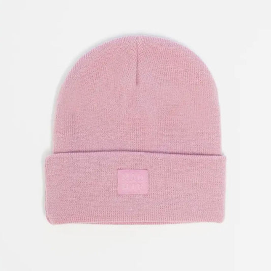 Blush Knit Cuff Beanie