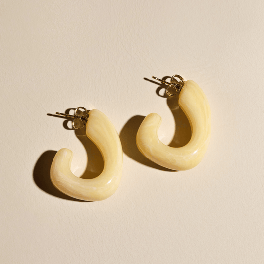 Buttercup Alba Acrylic Hoops