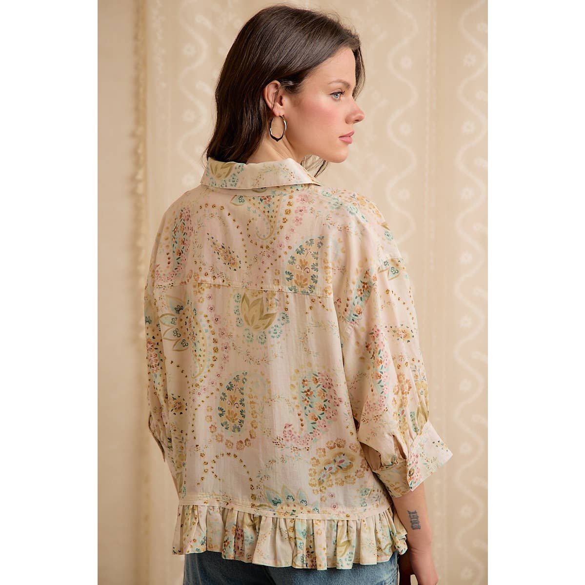 Floral Linen Blend