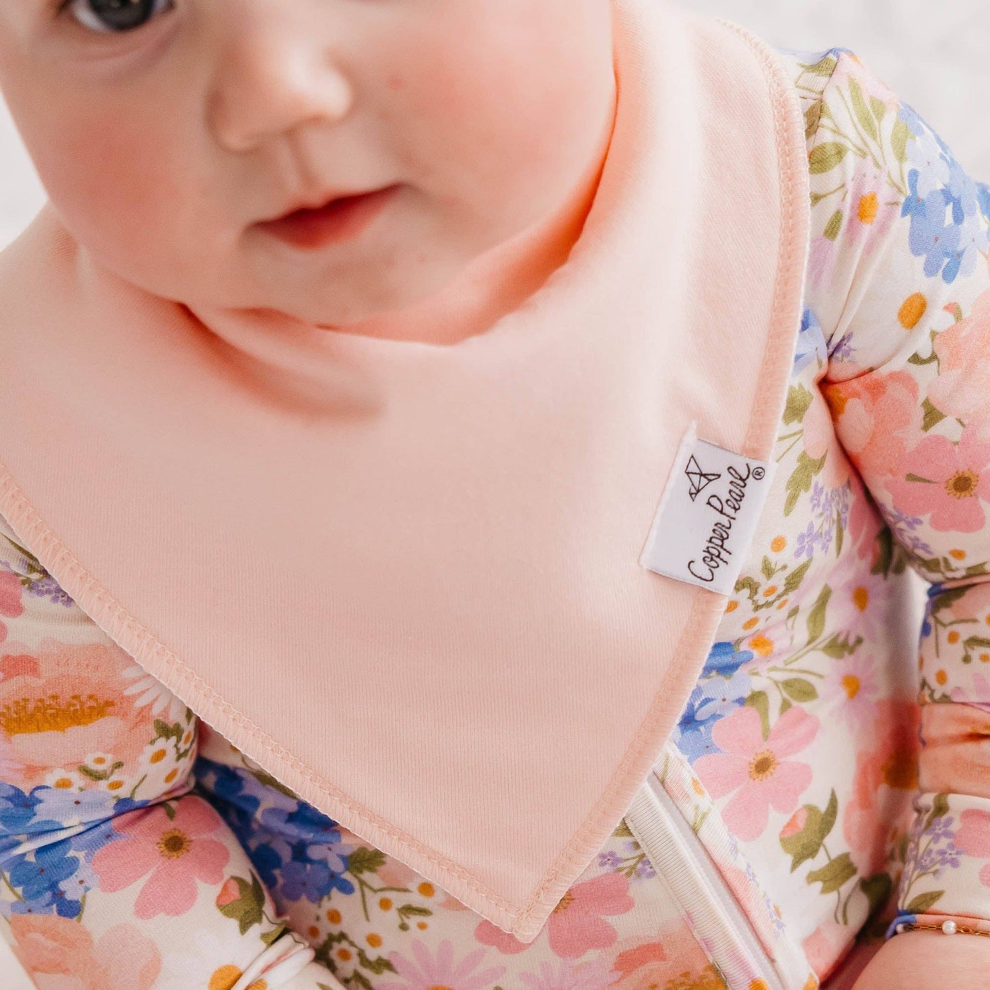 4 Pack Baby Bandana Bibs - Penelope