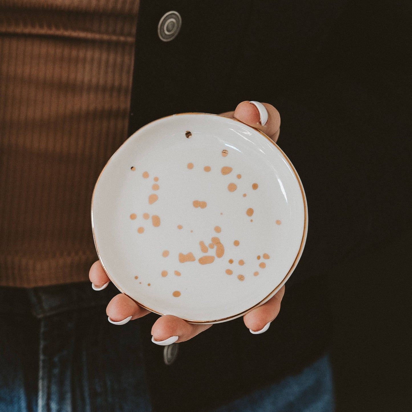 Speckled Jewelry Dish - Home Decor & Gifts