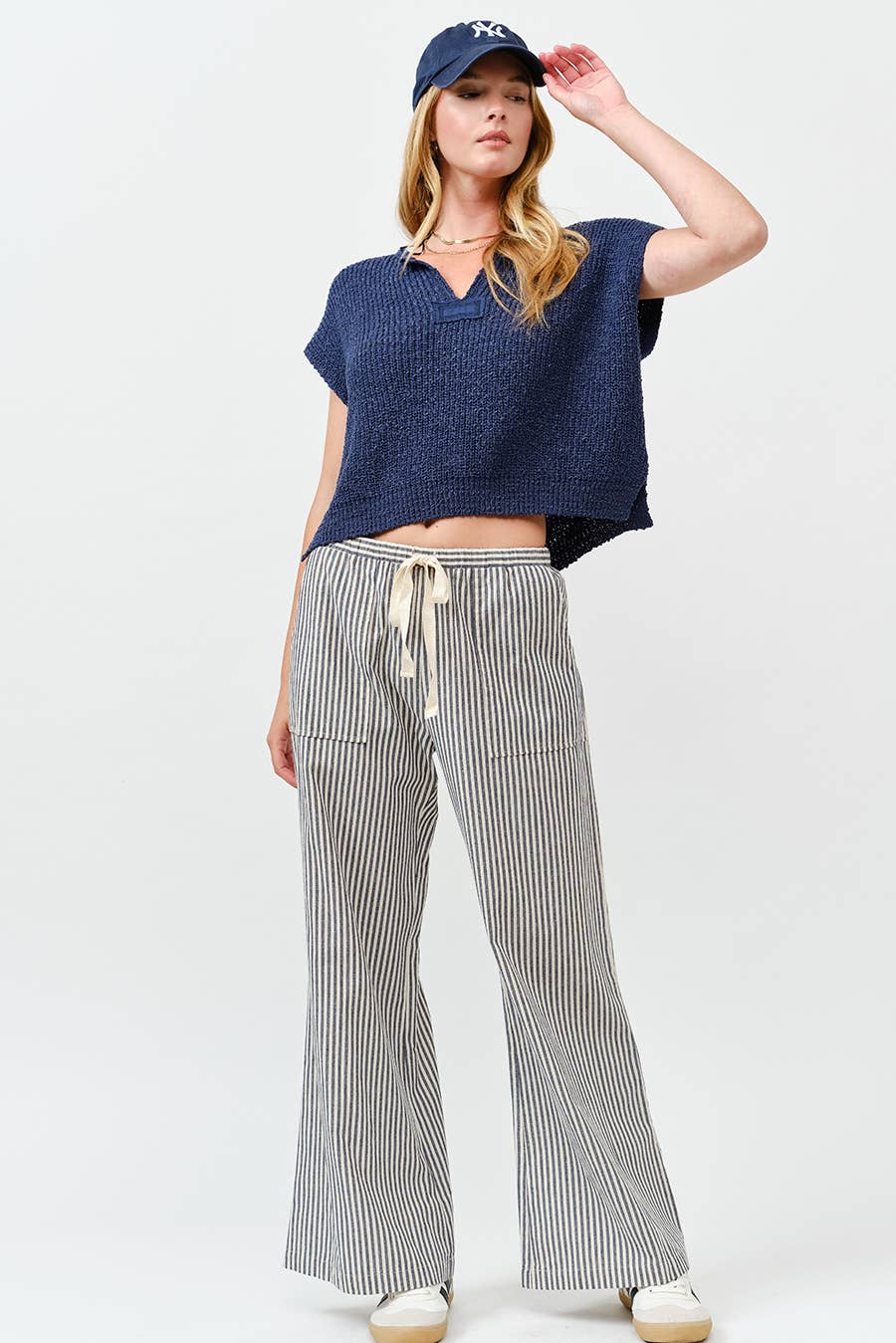 Striped Wide Pants