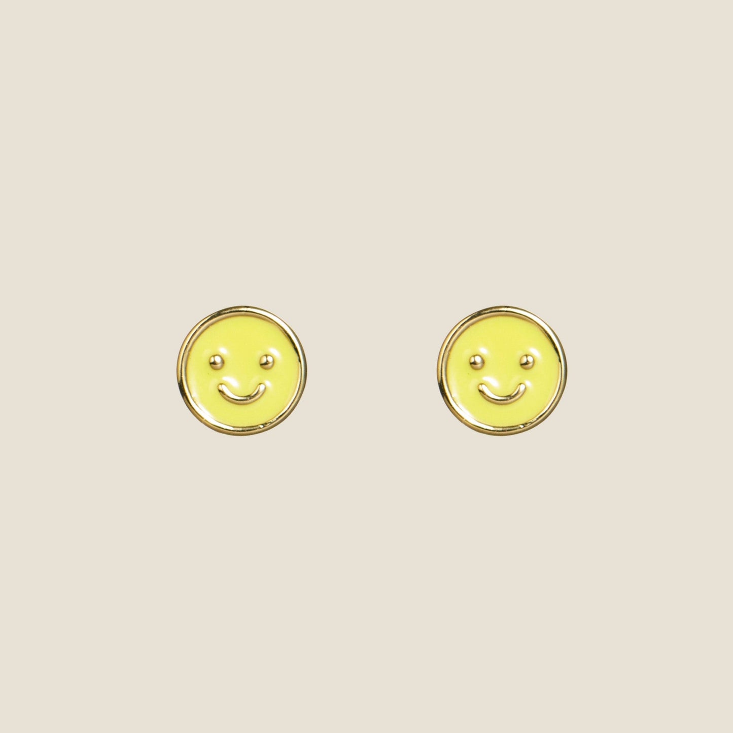 Smiley Charm Bracelet & Stud Set
