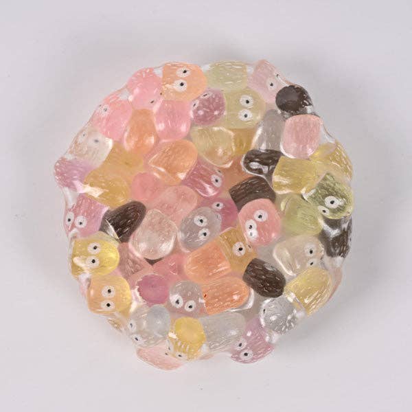 Crunch & Squish Candy Series Crunchy Squishy Stress Ball Fidget Toy (1pc) Color Ships Assorted