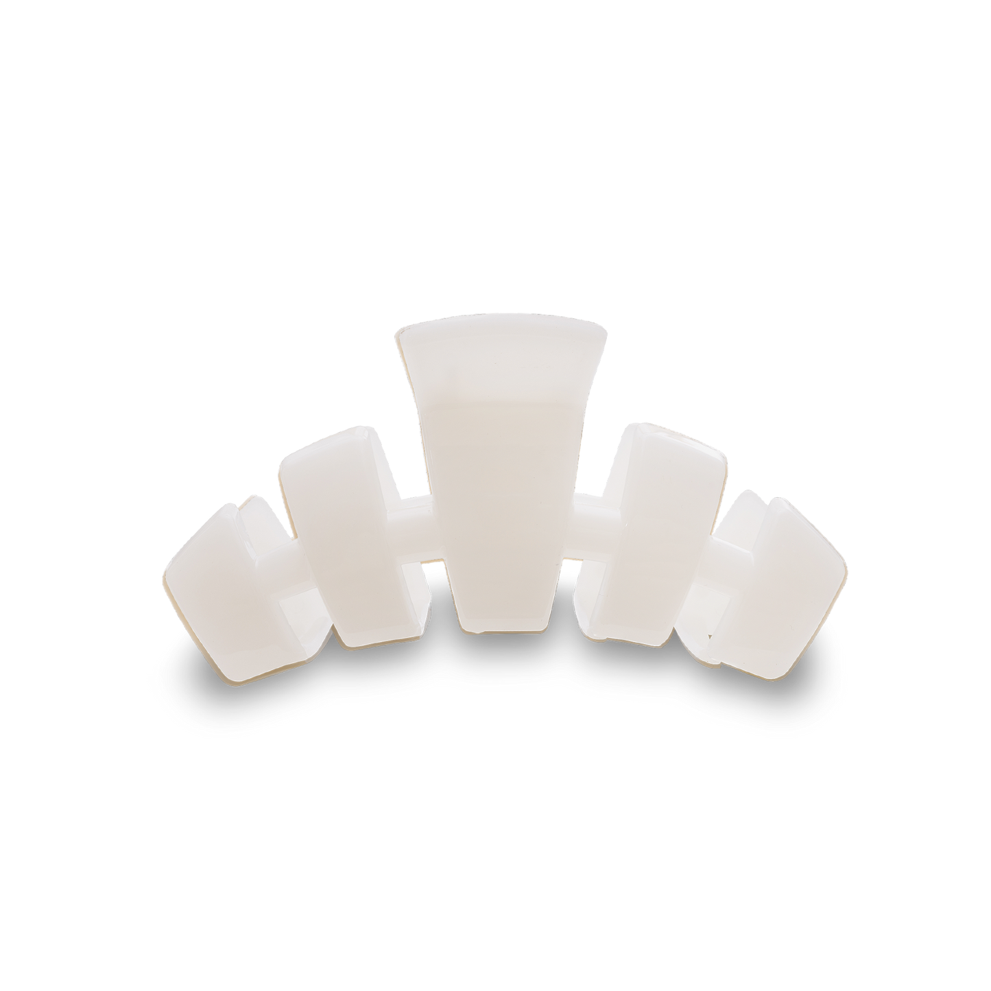 Teleties Classic Coconut White Small Hair Clip