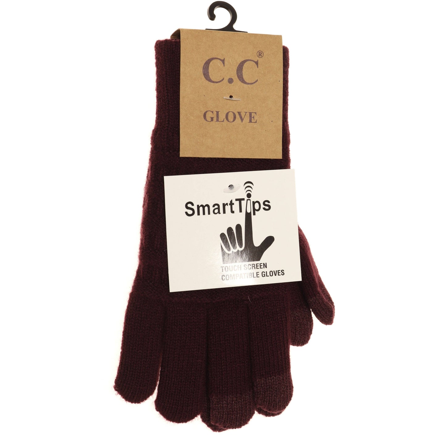 Classic Knit Gloves G9018: Dk. Grey