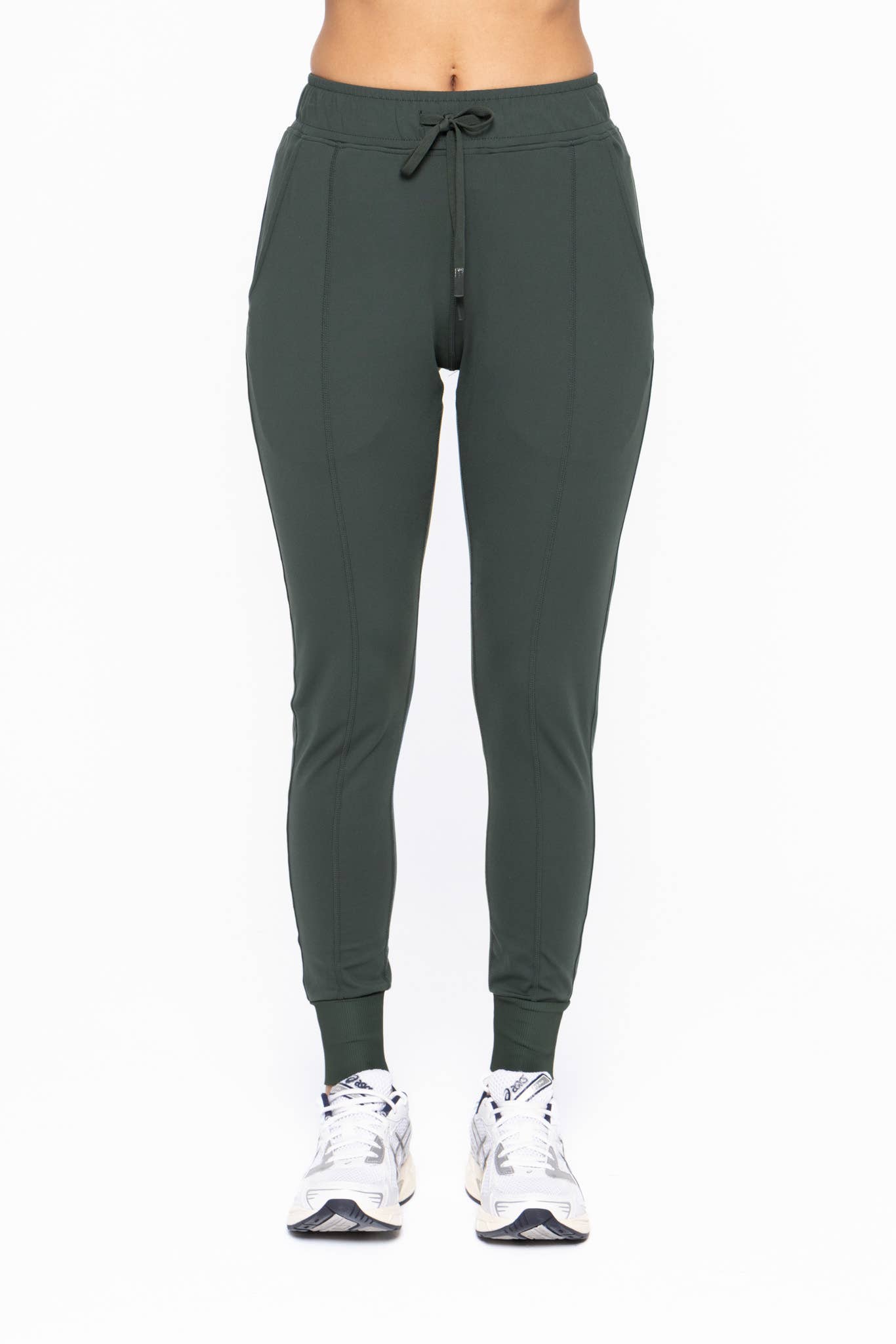 Slim-Fit Paneled Joggers