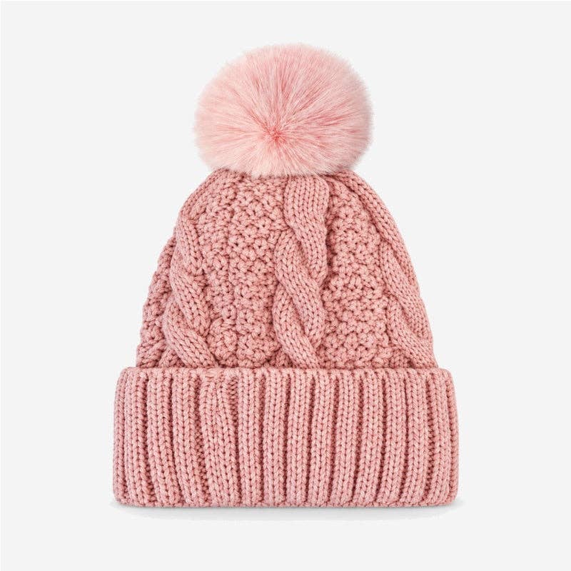 Minimalist Solid Color Fold-Over Cuff Knit Hat 6W6HAT632