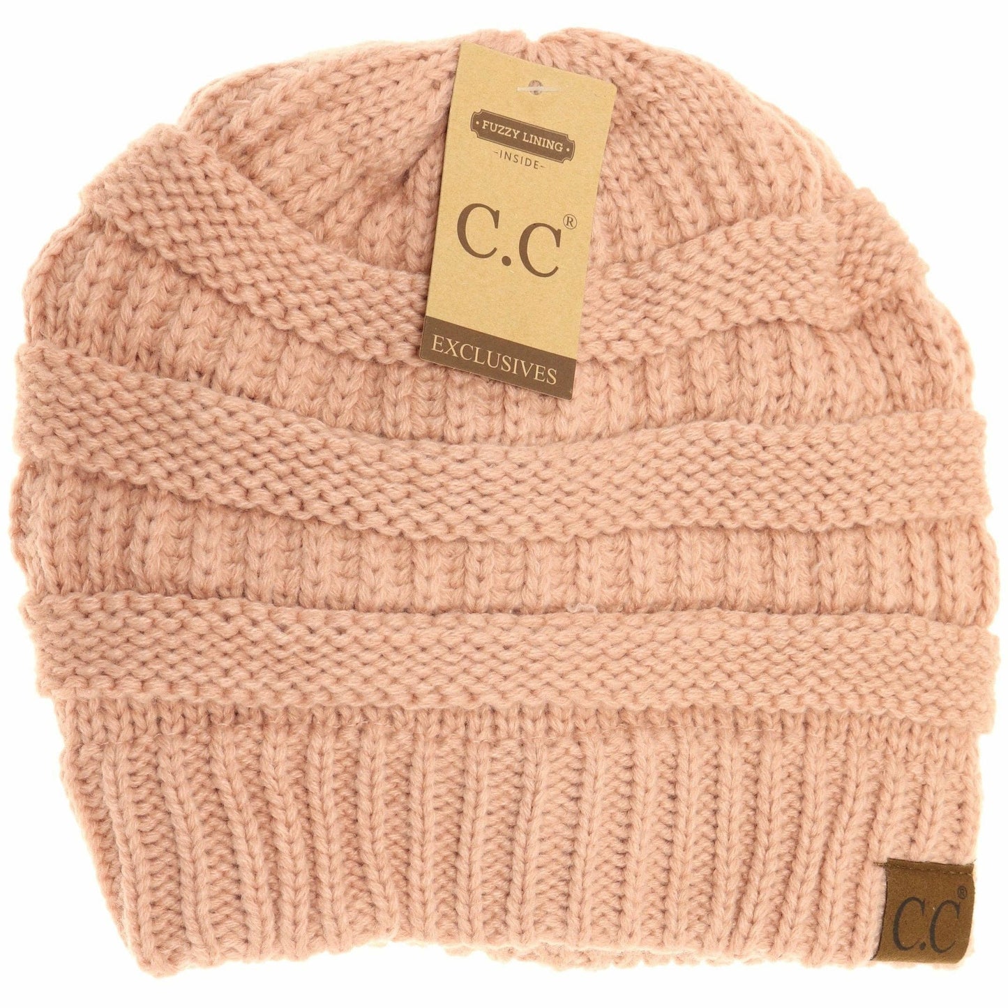 Classic Fuzzy Lined CC Beanie HAT25