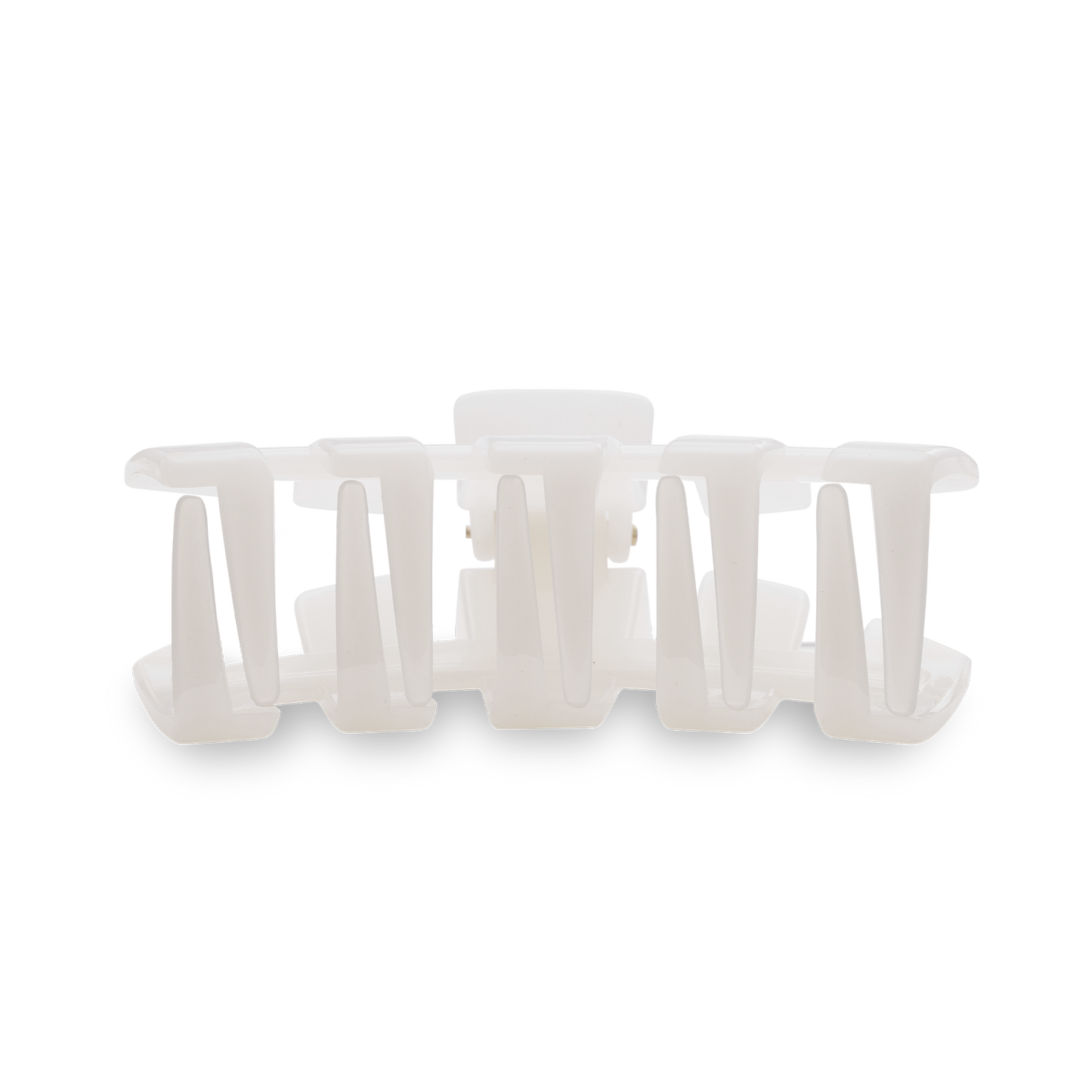 Teleties Classic Coconut White Small Hair Clip