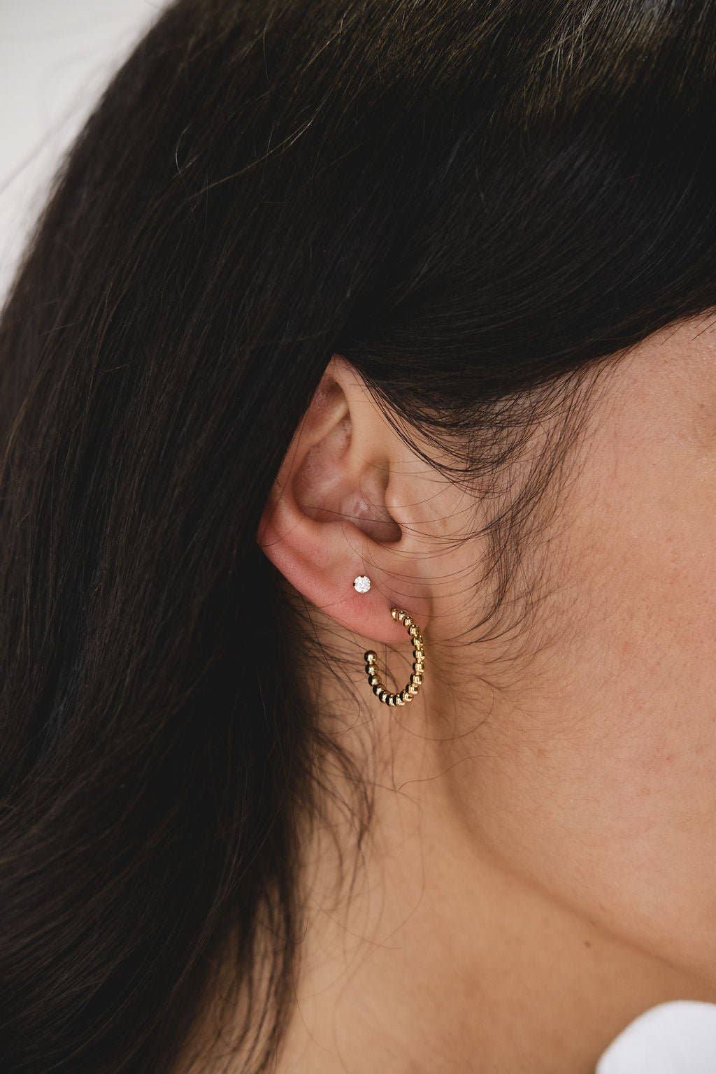 Gold Chloe Hoops