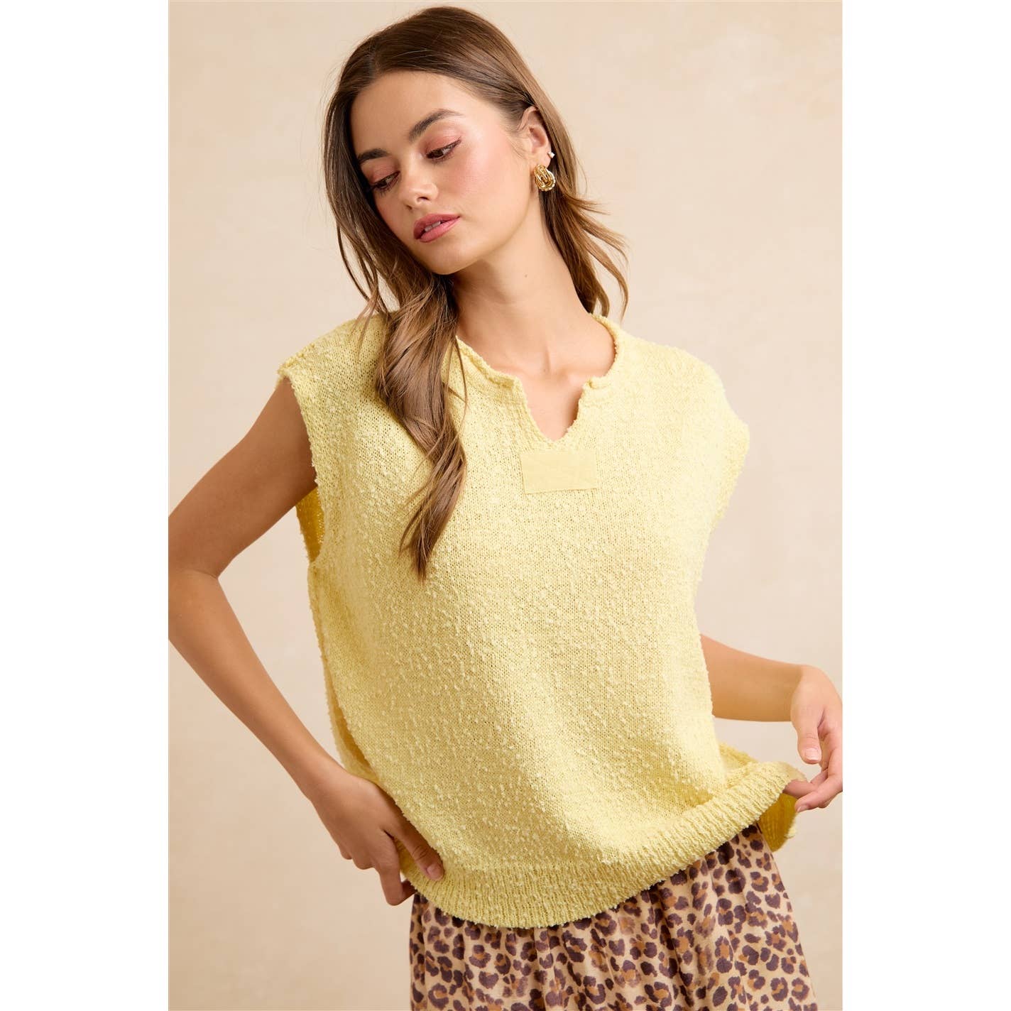 Nubby Knit Top