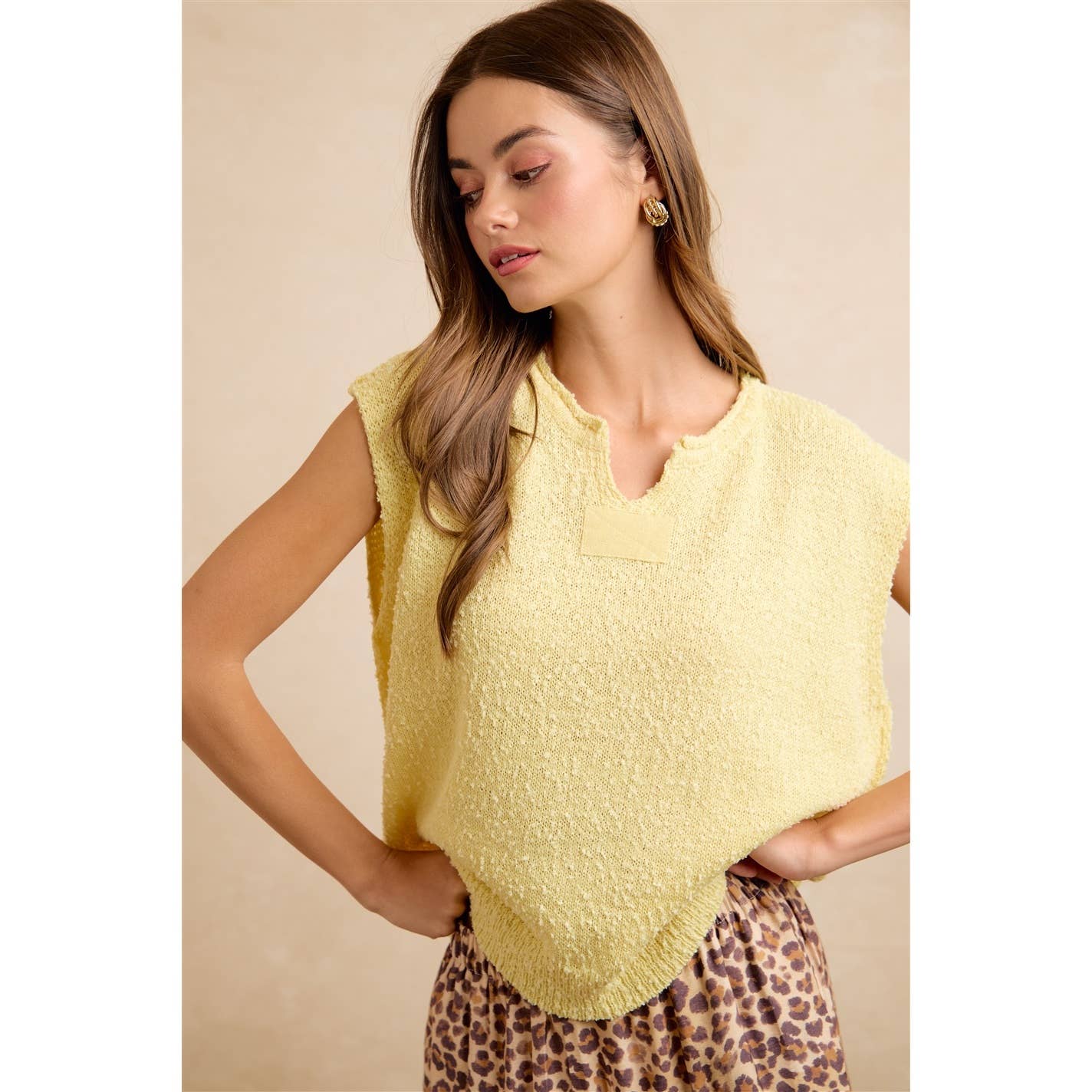 Nubby Knit Top