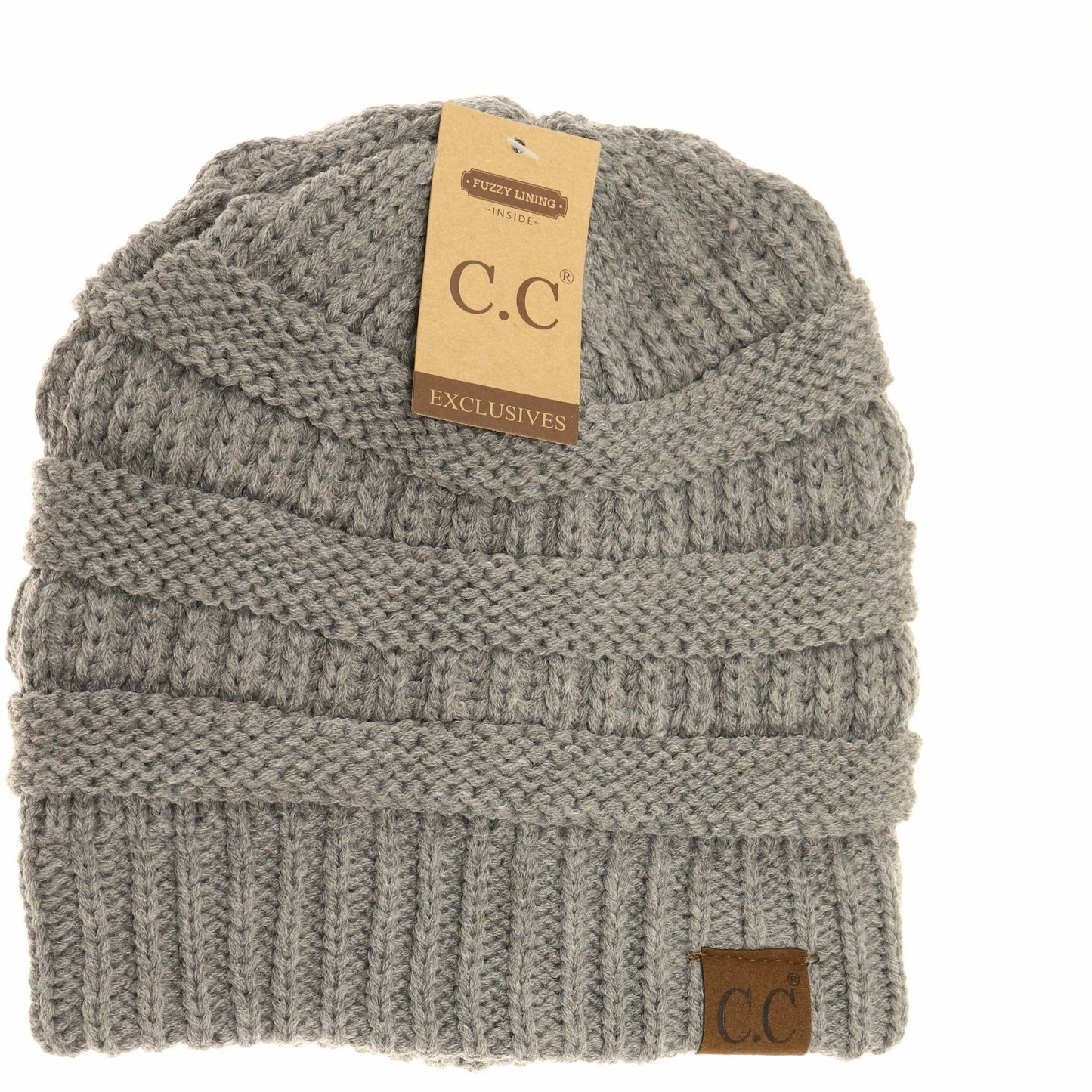 Classic Fuzzy Lined CC Beanie HAT25