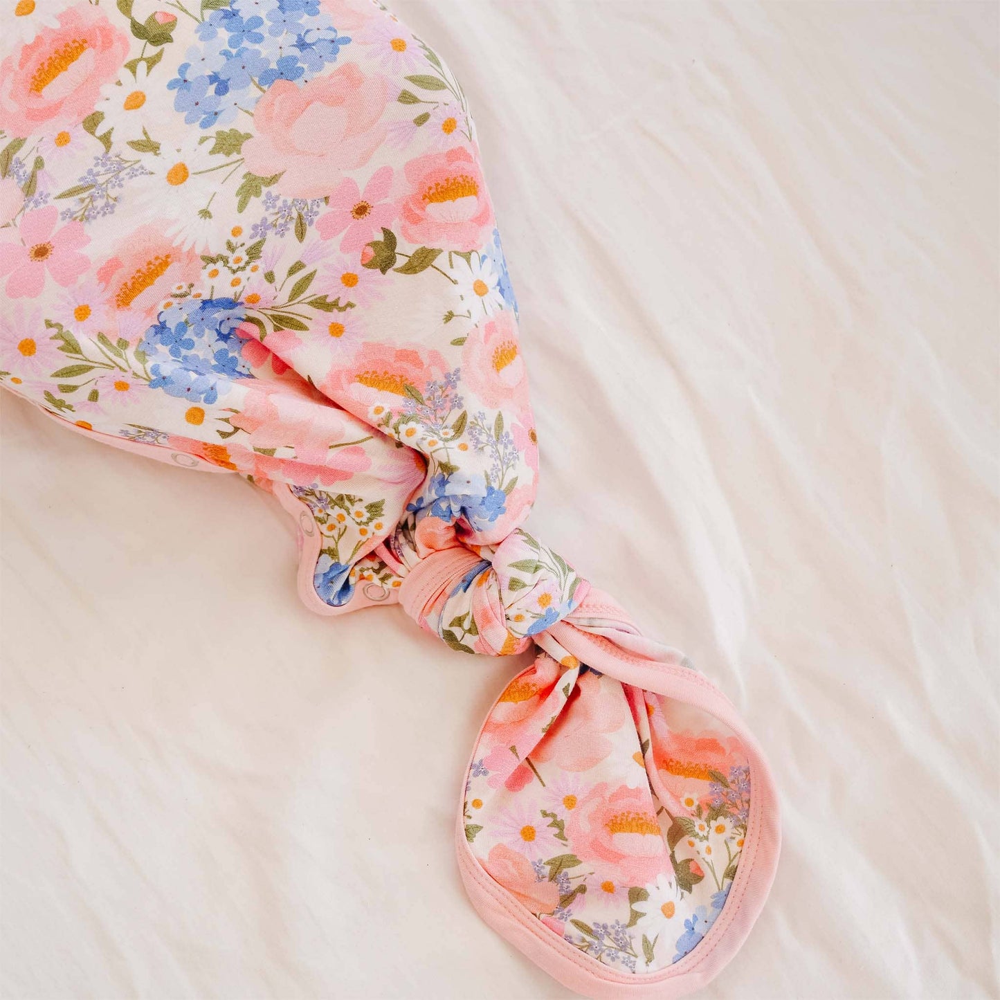 Bamboo Newborn Knotted Gown - Penelope
