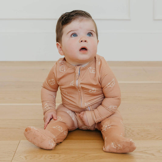 Zip-Up Footie Pajama - Cooper