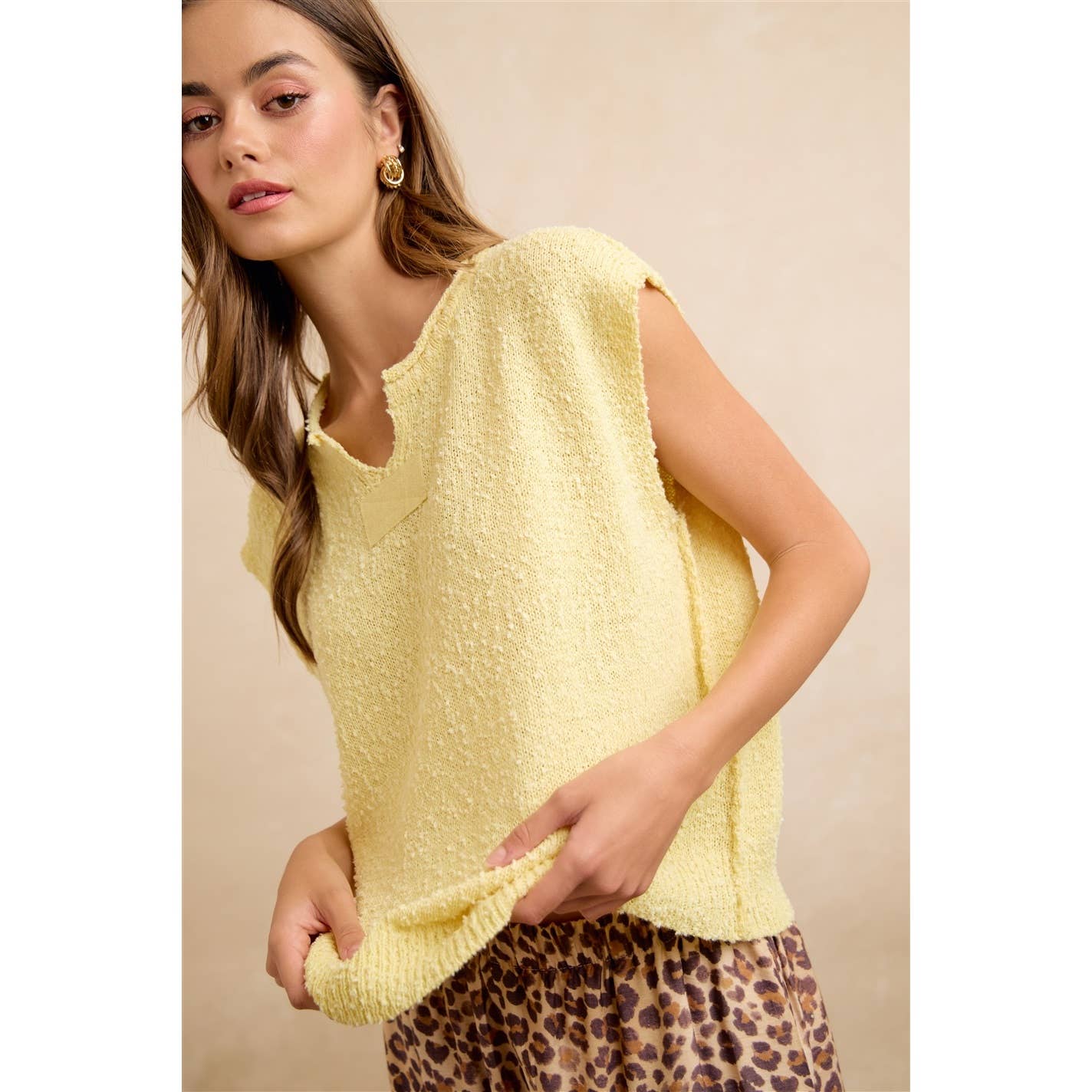 Nubby Knit Top