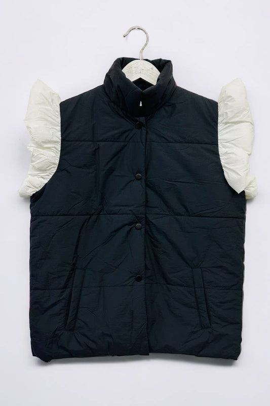Puff Sleeve Vest