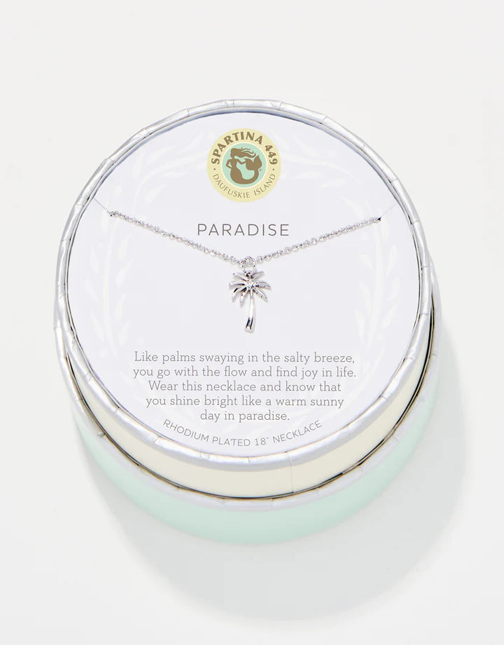 Spartina Sea La Vie Paradise/Palm Tree Necklace