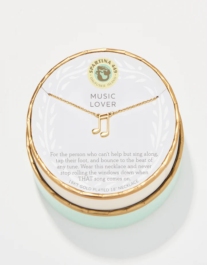 Spartina Sea La Vie Music Lover Necklace