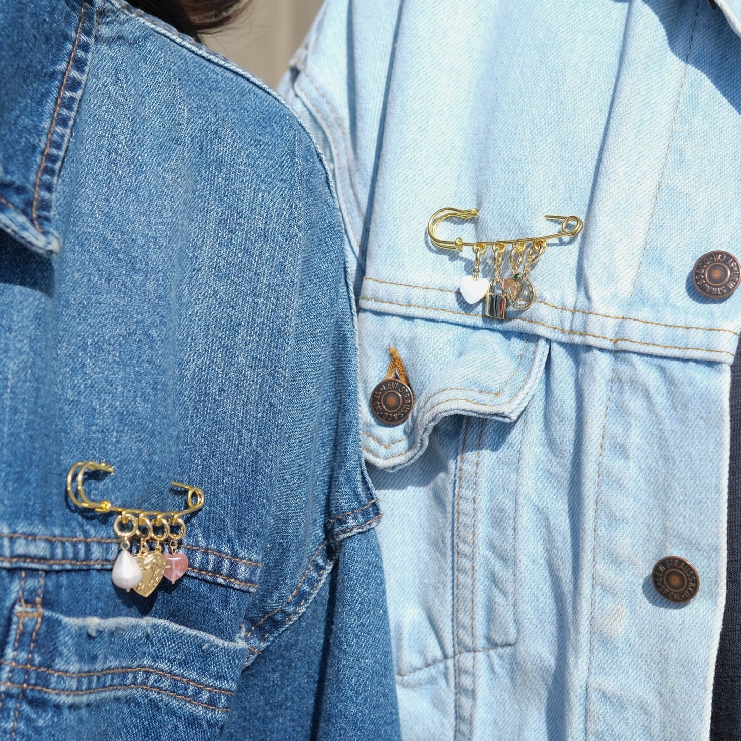 Large Safety Pin Brooch