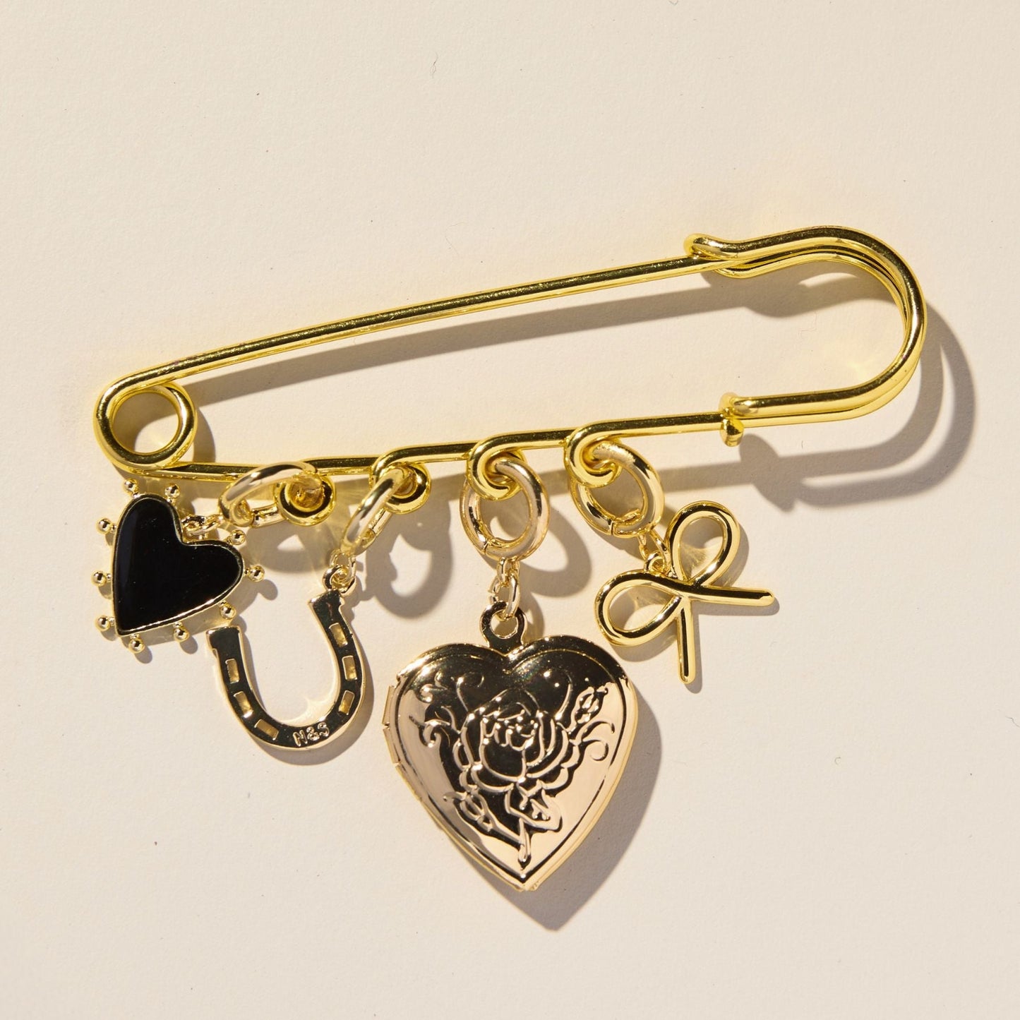 Large Safety Pin Brooch