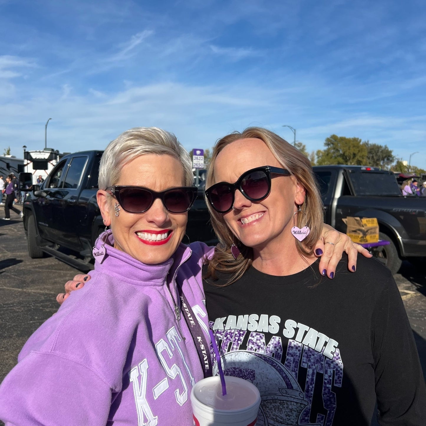 Lavender Kansas State University Wildcat Heartthrobs