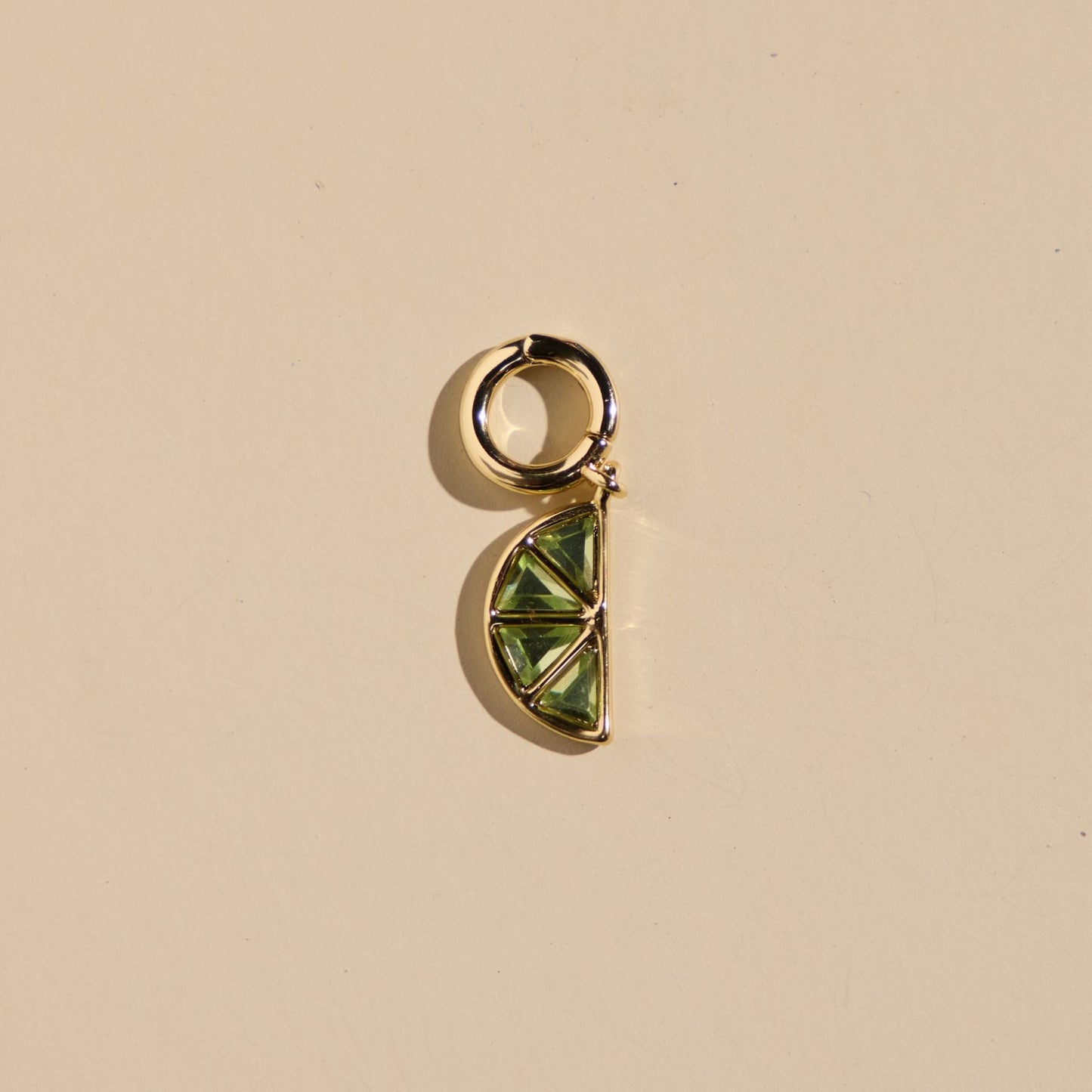 Lime Wedge Charm