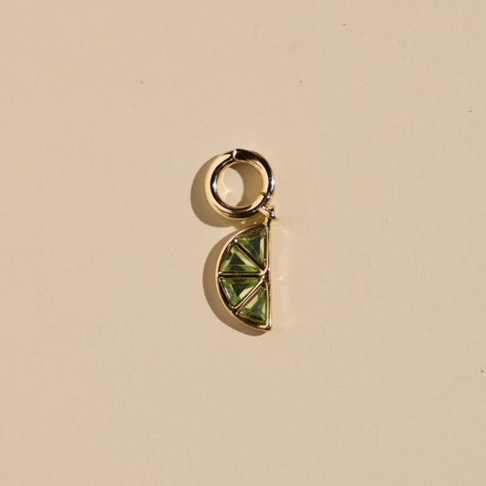 Lime Wedge Charm