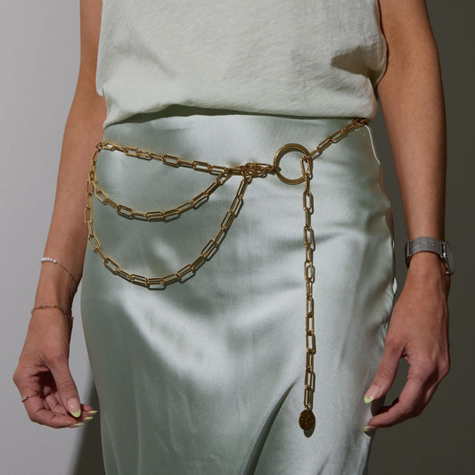 Natalya Triple Chain Belt