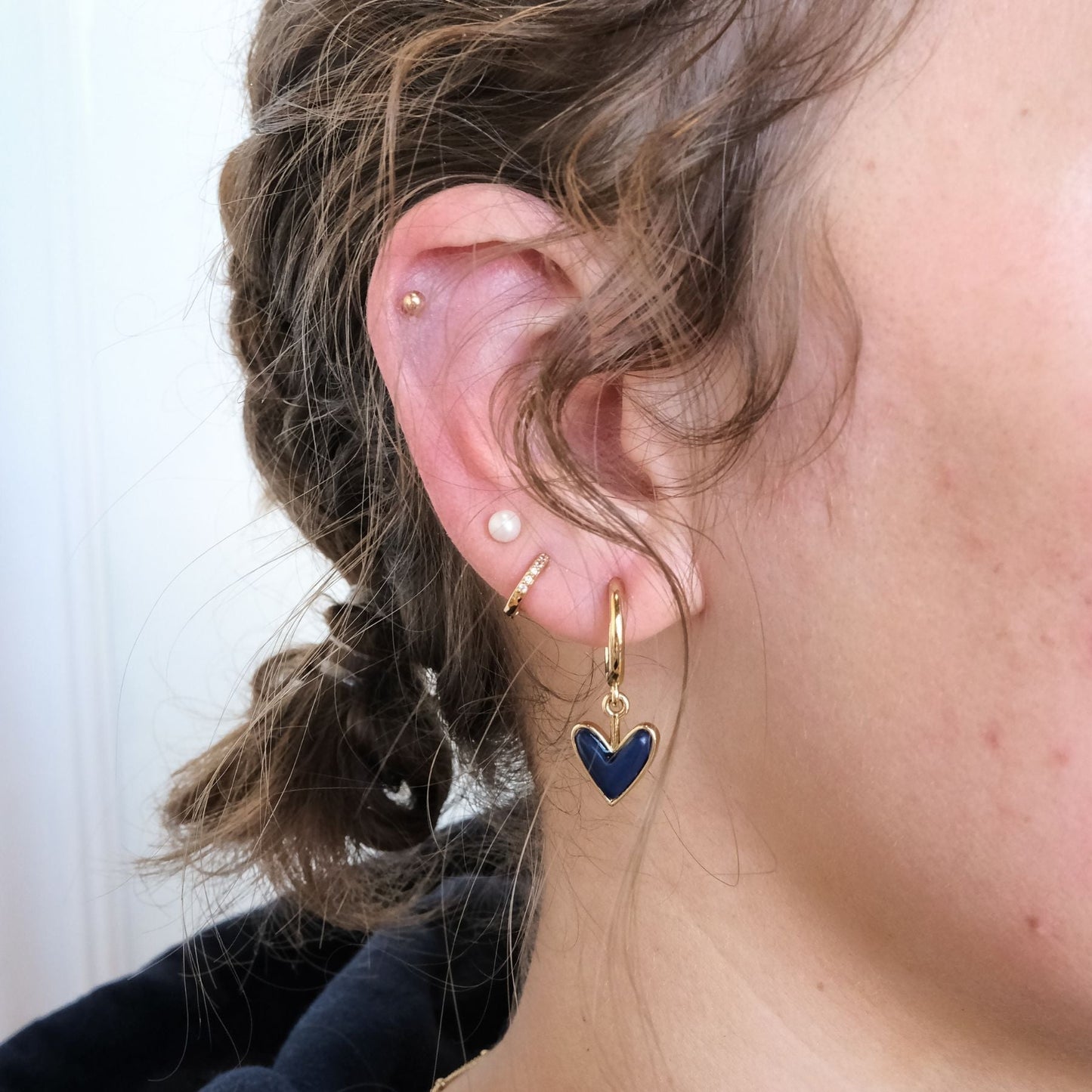 Navy Stone Sweetheart Huggies