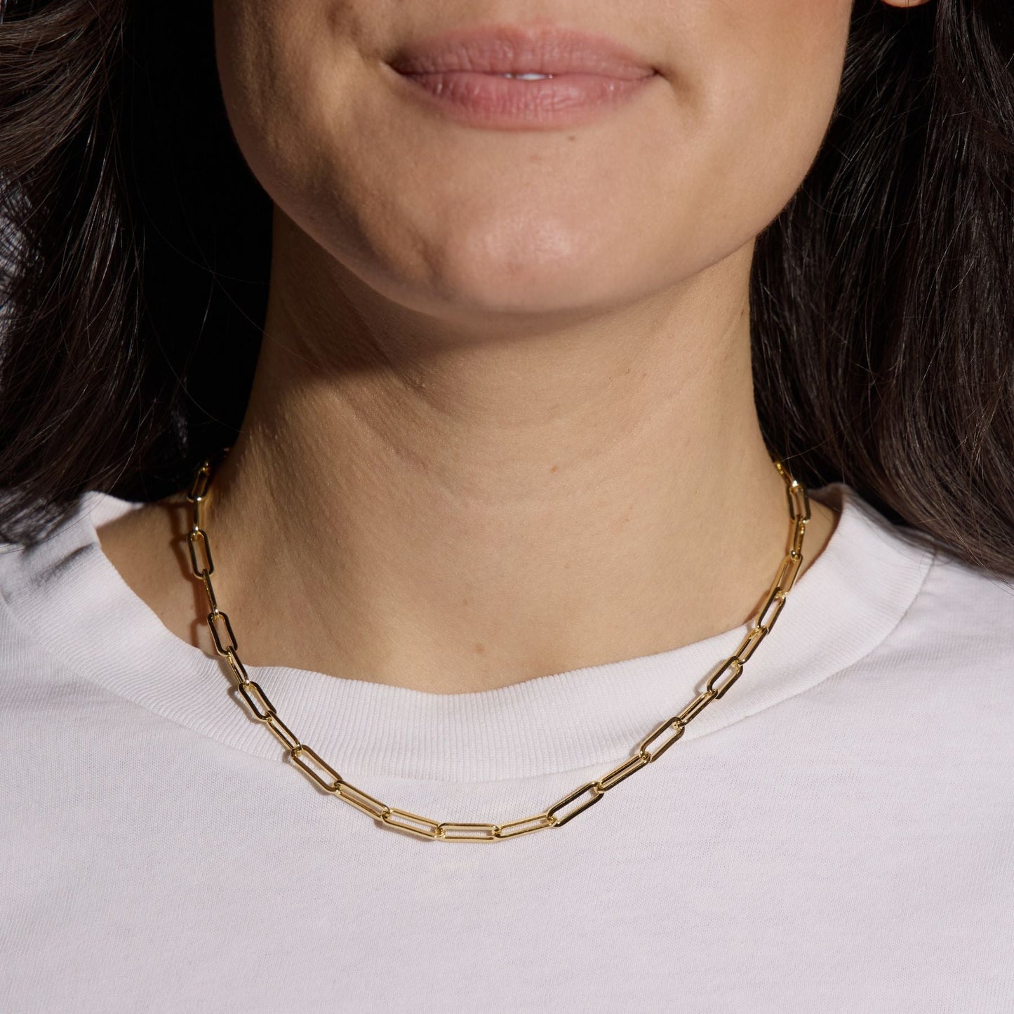 Paper Clip Chain Necklace