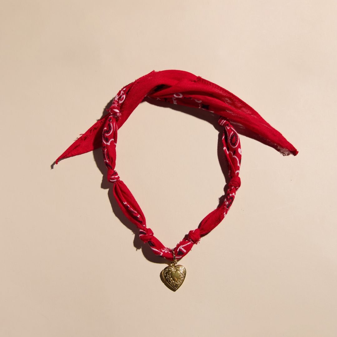 Red Bandana Necklace